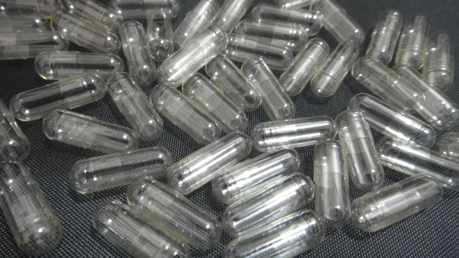 Premium Clear Empty Gelatin Capsules 100 500 1000 Caps Size
