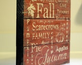 Rustic Sign, Fall Home Decor