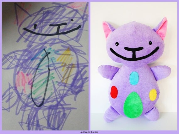 Custom Plush from Art Drawing or Design Most Unique by Budsies