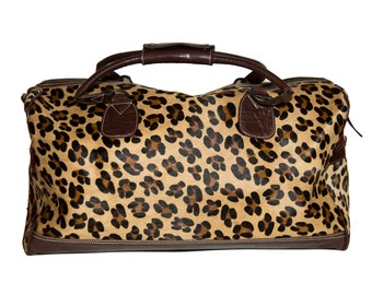 leopard holdall