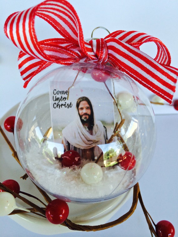 Come Unto Christ Christmas Ornament LDS Young Womens Relief