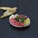 Deli Meat and Cheese Platter - 1:12 Dollhouse Backyard Feast Collection