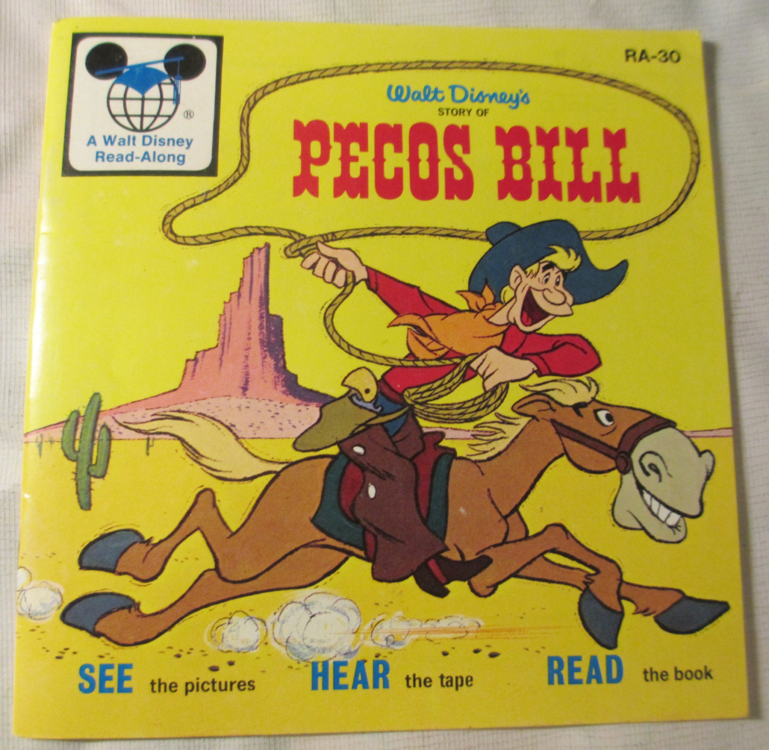 1970 Disney's Pecos Bill Read Along Story by ThrillOfTheHunt