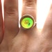 VTG 90s Hologram EYE Ring with spots