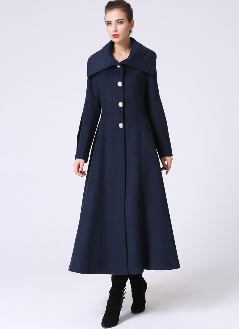 Maxi Coat Long Coat Womens Jackets Winter Coat Fitted