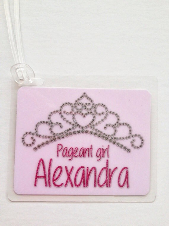 Pageant Dress Bag Tag Toddler Pageant Dress Bag Tag Pageant
