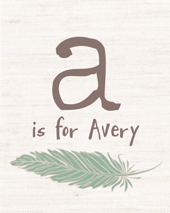 Personalized Name Nursery Printable