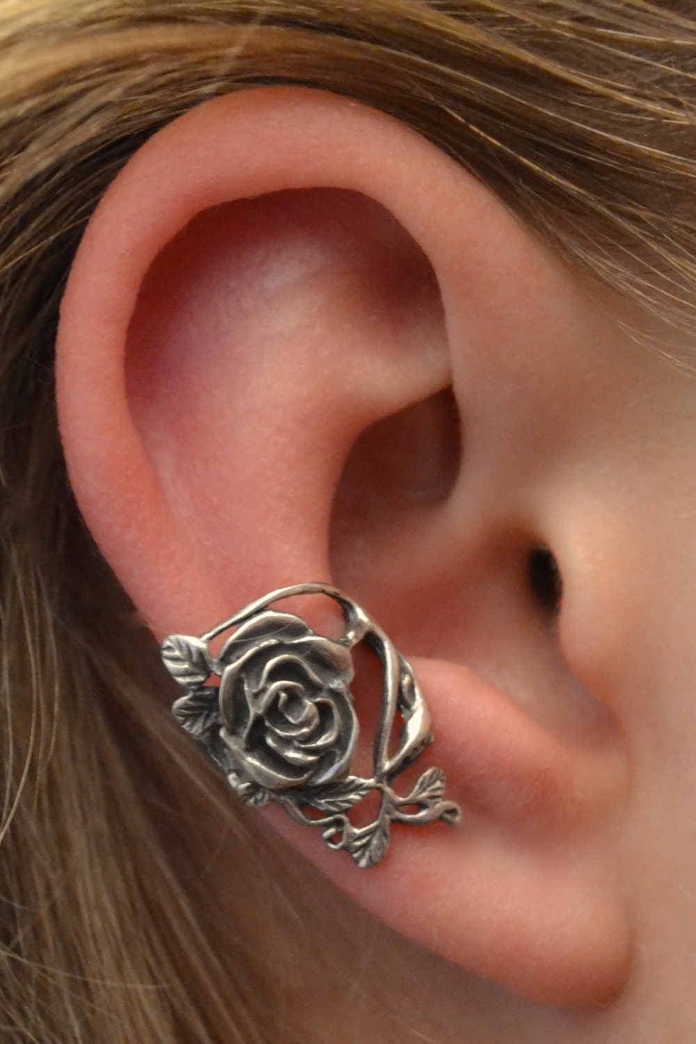 Rose Ear Cuff