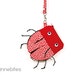 Love Bug Wristlet by MinneBites / Handmade Lady Bug Pouch - Cute Kids Toy Bag - Sweet Red Hearts - Animal Purse for Girls - Ready to Ship
