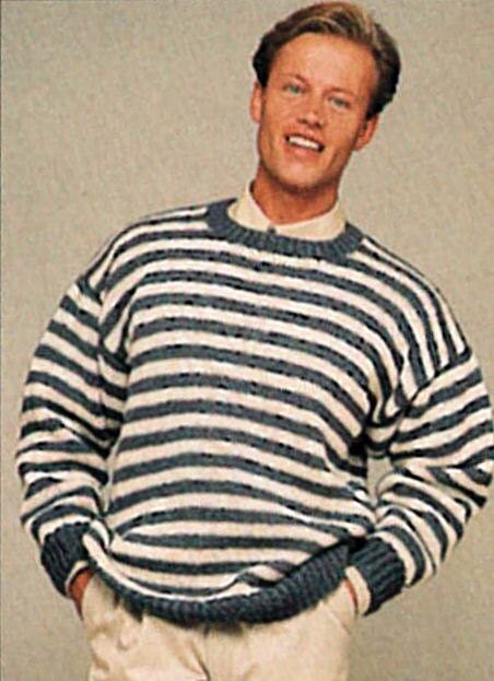 Instant Download PDF KNITTING PATTERN to make a Sloppy Joe