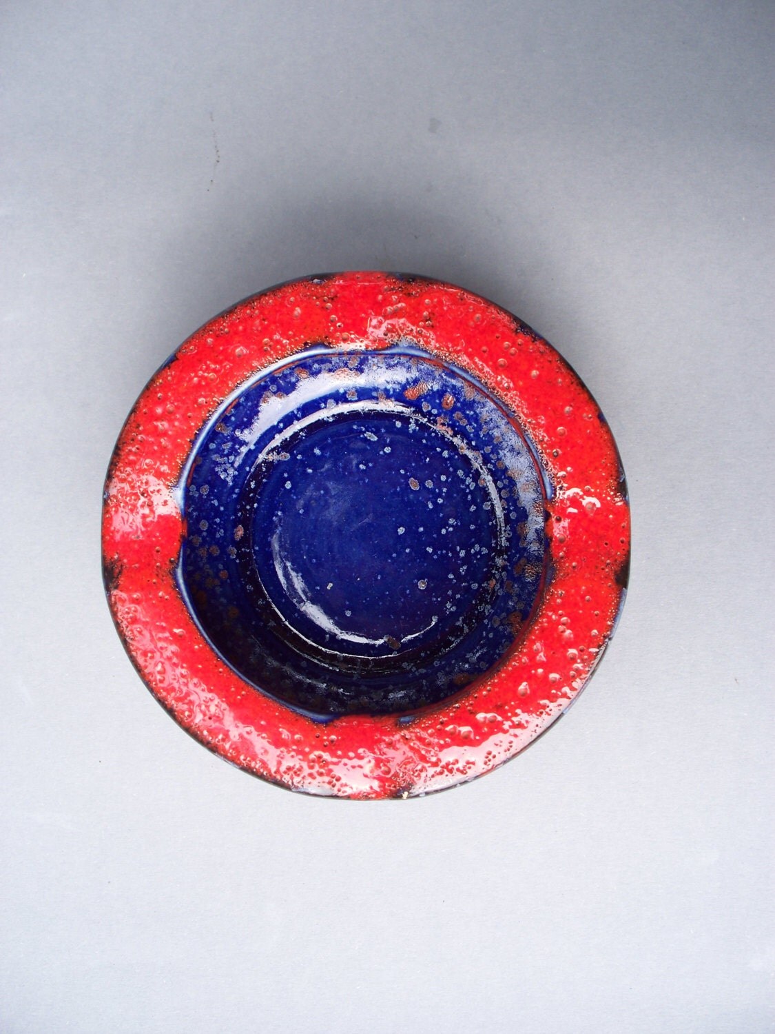 Vintage Ashtray Ceramic Ashtray West German Pottery by e23Vintage