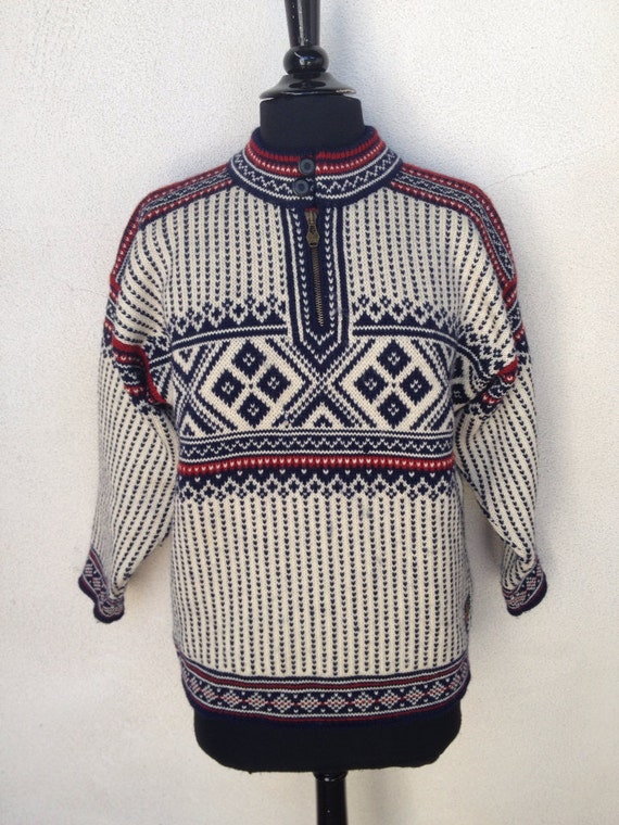 SALE Vintage Dale of Norway Nordic sweater wool Men's sz