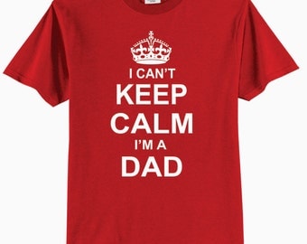 Items similar to Keep calm my dad supports the Gunners, Personalised ...