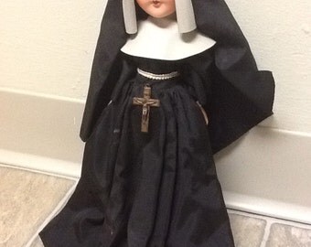 old nun doll