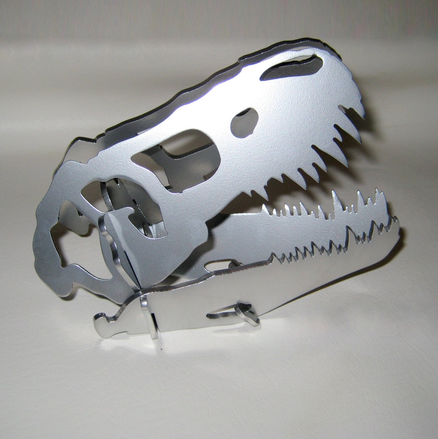 metal t rex skeleton