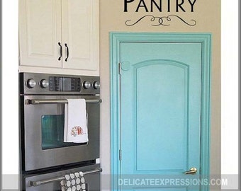 Pantry Door Decal Vinyl Decal Pantry Vinyl Pantry Decal Kitchen Vinyl Decal Kitchen Door Decal Pantry Vinyl Decal Pantry Wall Decal