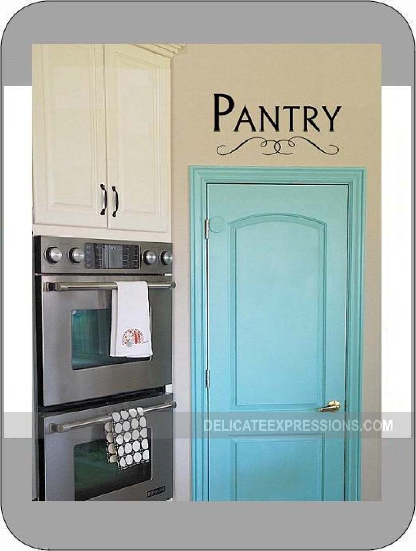 Pantry Door Decal Vinyl Decal Pantry Vinyl Pantry Decal