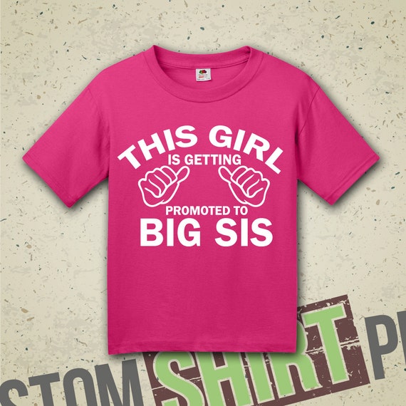 being promoted to big sister shirt