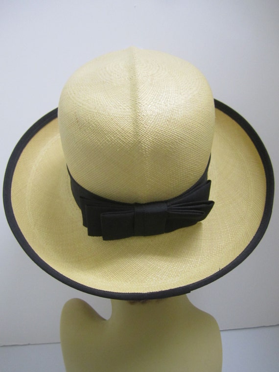 Vintage Ladies Panama Hat Colonial Panama hat Churchill