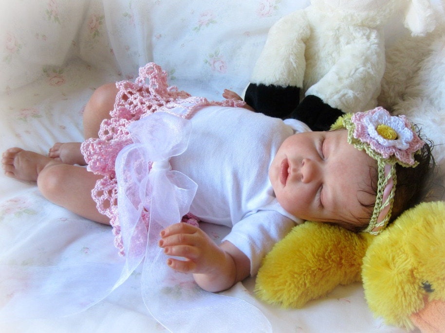 easy pattern crochet lace headband by TuTu Baby Pattern Headband and Crochet CielosCloset Lace