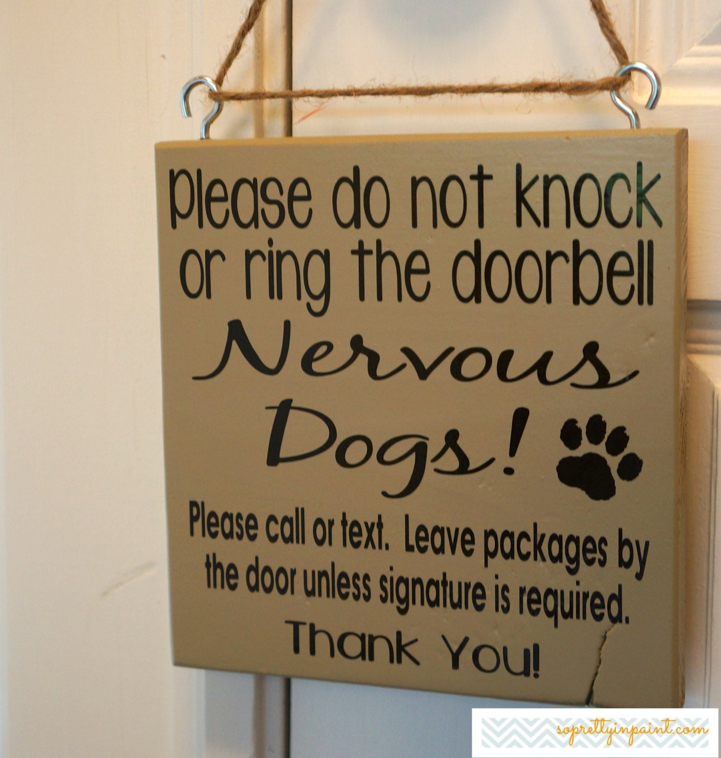 Please do not knock or ring the doorbell. by AdornStatements