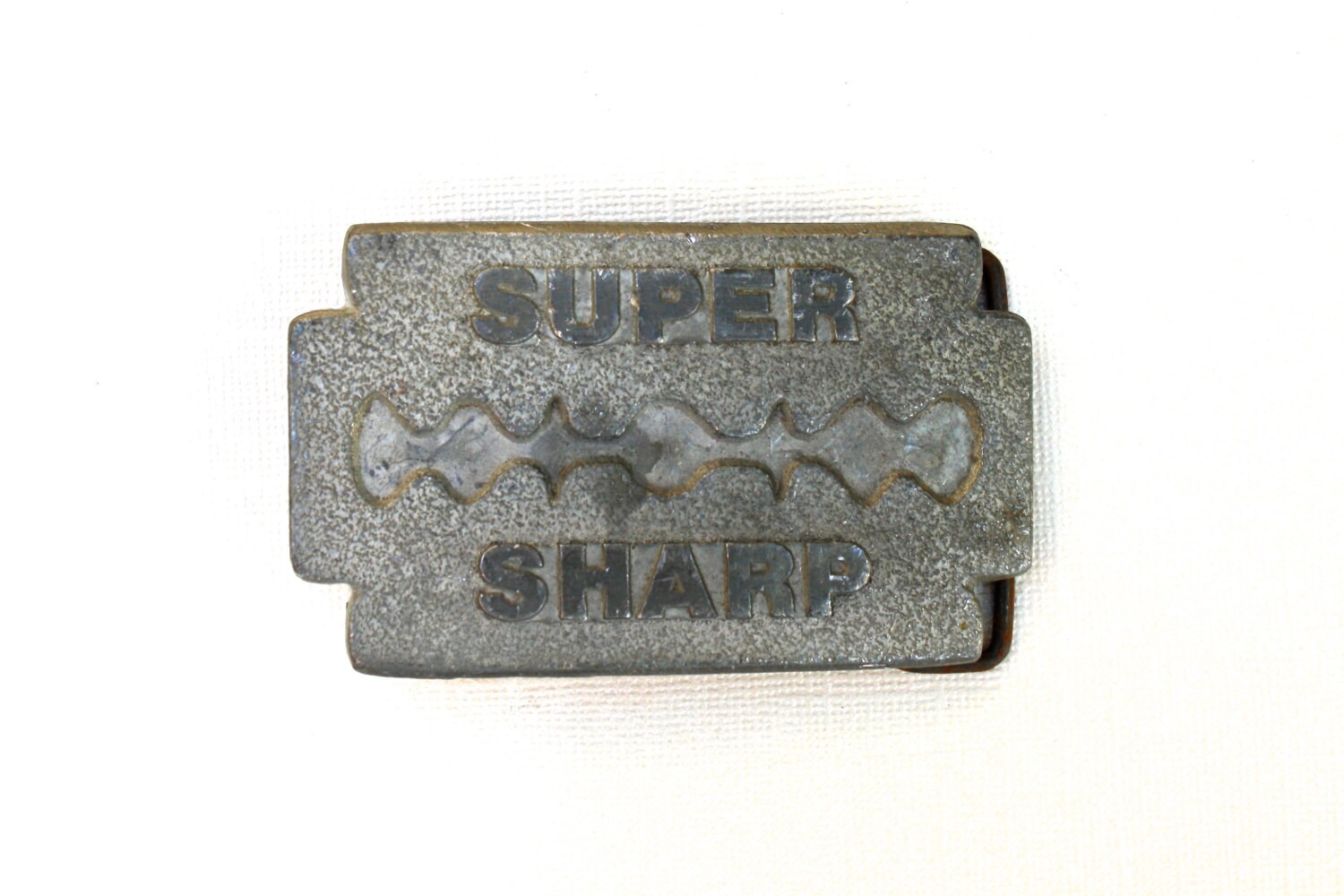Super Sharp Belt Buckle Vintage Razor Blade