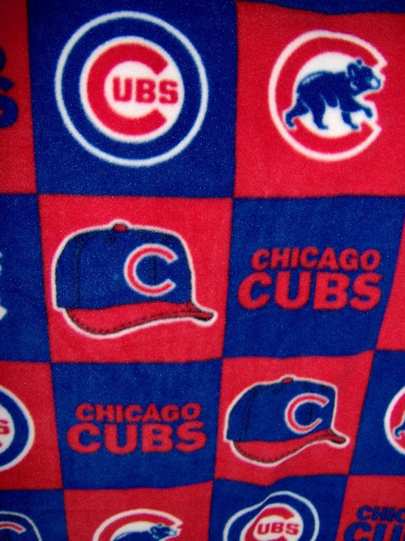 Chicago Cubs MLB Baseball Fleece Twin Blanket