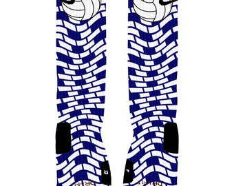 3D Volleyball Custom Nike Elite Socks