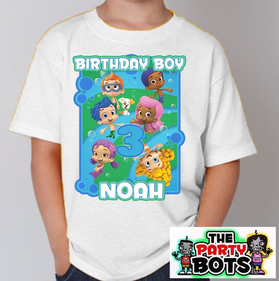 bubble guppy birthday shirt