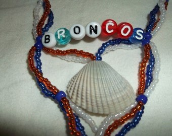 Denver Broncos - Bottomless Sandal - Anklet - Jewelry - Daytona Beach ...