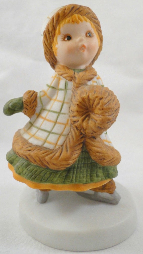 Vintage Porcelain Figurine Hallmark Mary Winter's by KRCsCloset