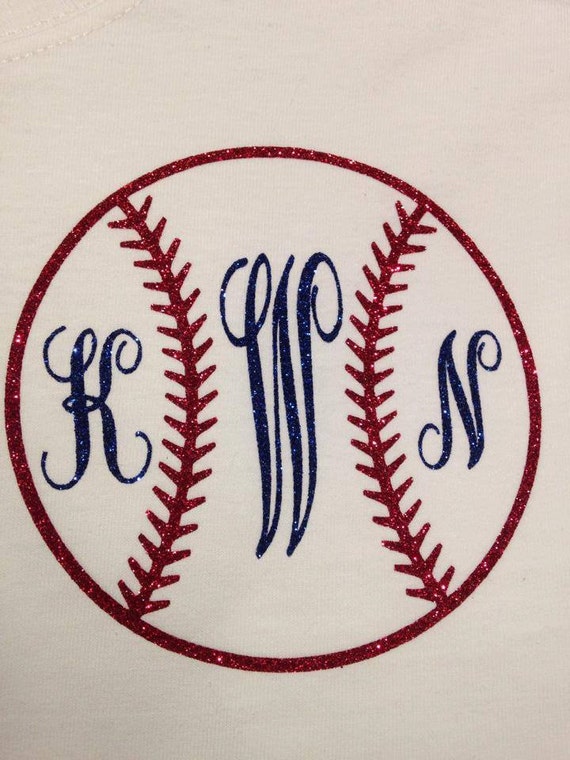 monogram baseball shirt