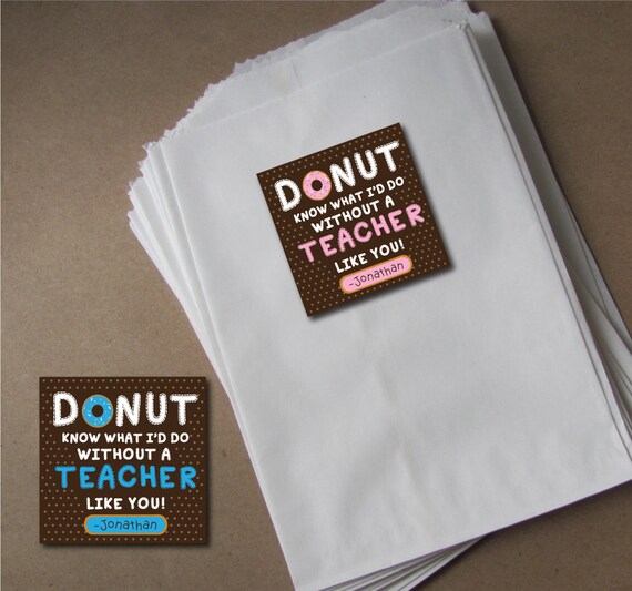 Teacher Gift Teacher Gift Tags End of Year Gifts Teacher