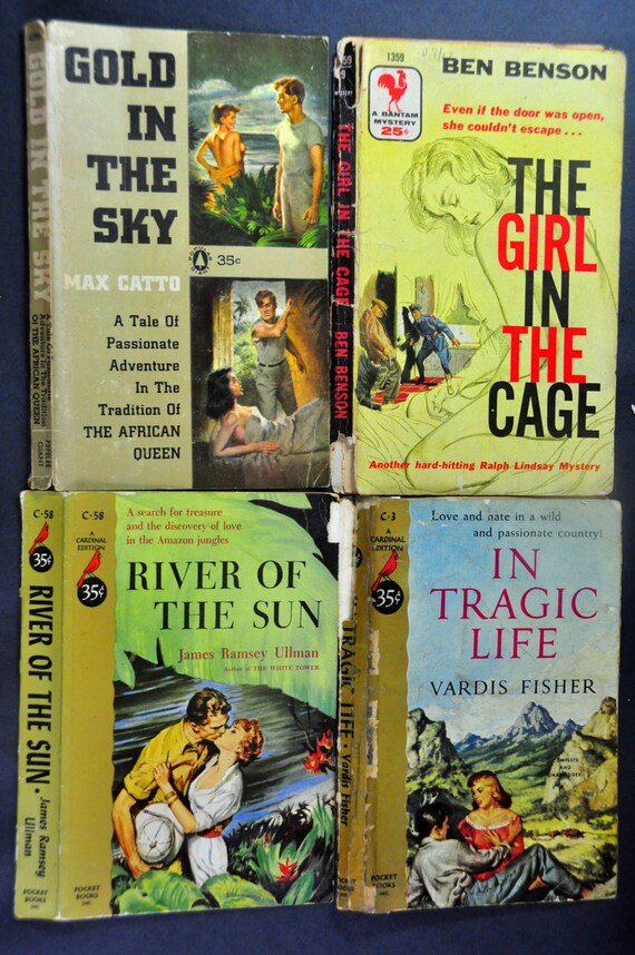 5 Vintage VARDIS FISHER 'TESTAMENT OF MAN' Series Paperbacks, 1960s. 5 Vintage VARDIS FISHER 'TESTAMENT OF MAN' Series Paperbacks, 1960s.