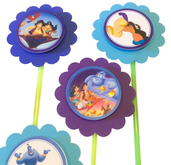 Aladdin cupcake toppers Set of 12
