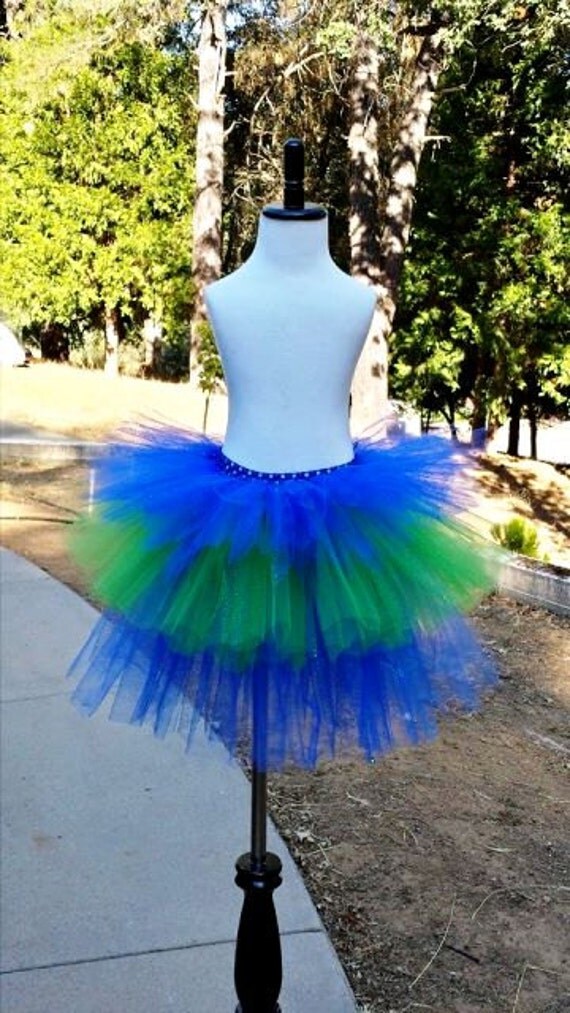 3 Layer Peacock Skirt