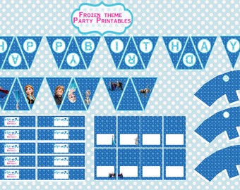 Popular items for frozen bunting on Etsy