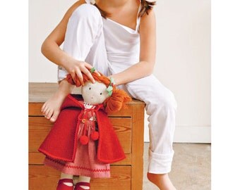 Doll in Red Clolthes Sewing Pattern (803531)