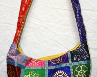 Elephant patchwork motif handbagStunning Bohemian Tribal
