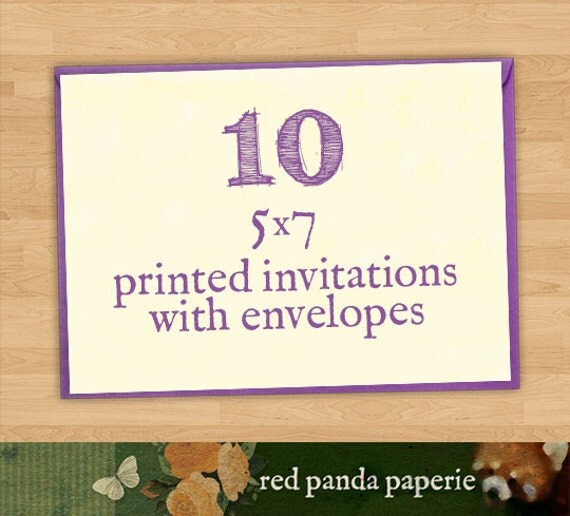 Print 5X7 Invitations On Cardstock 6