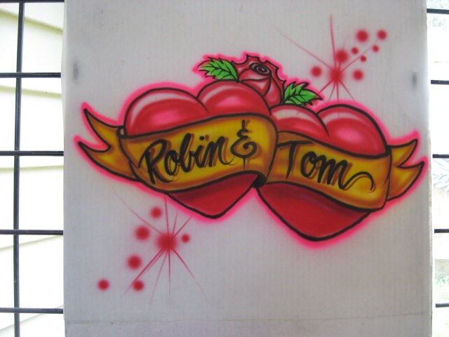airbrush t shirt design ideas for couples