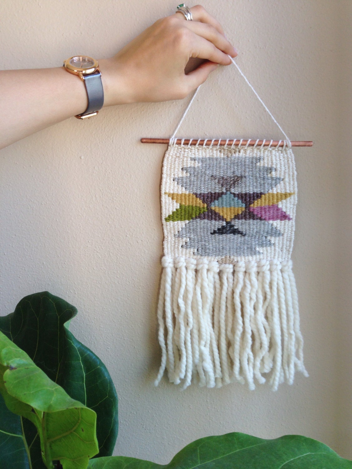 Weaving Wall Hanging / Woven Wall Hanging / by MelissaJenkinsDsgns