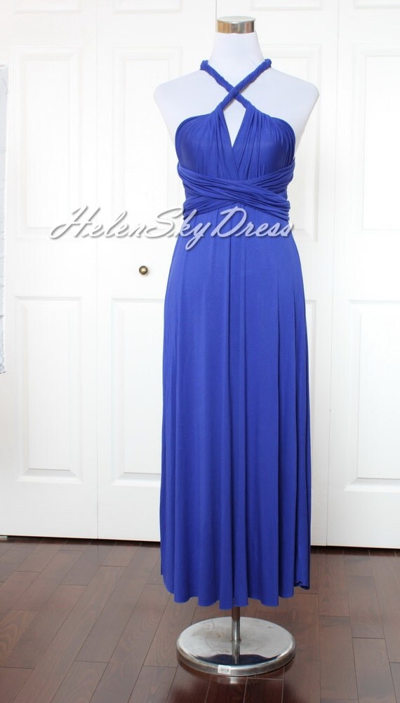 Bridesmaid Dress Royal blue Bridesmaid Dress Infinity Dress