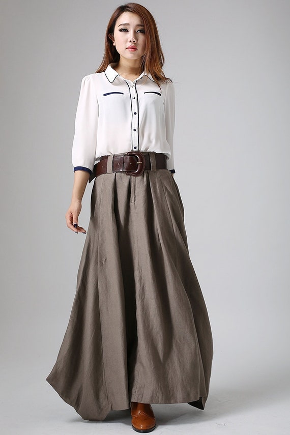 Women Linen Skirt 50