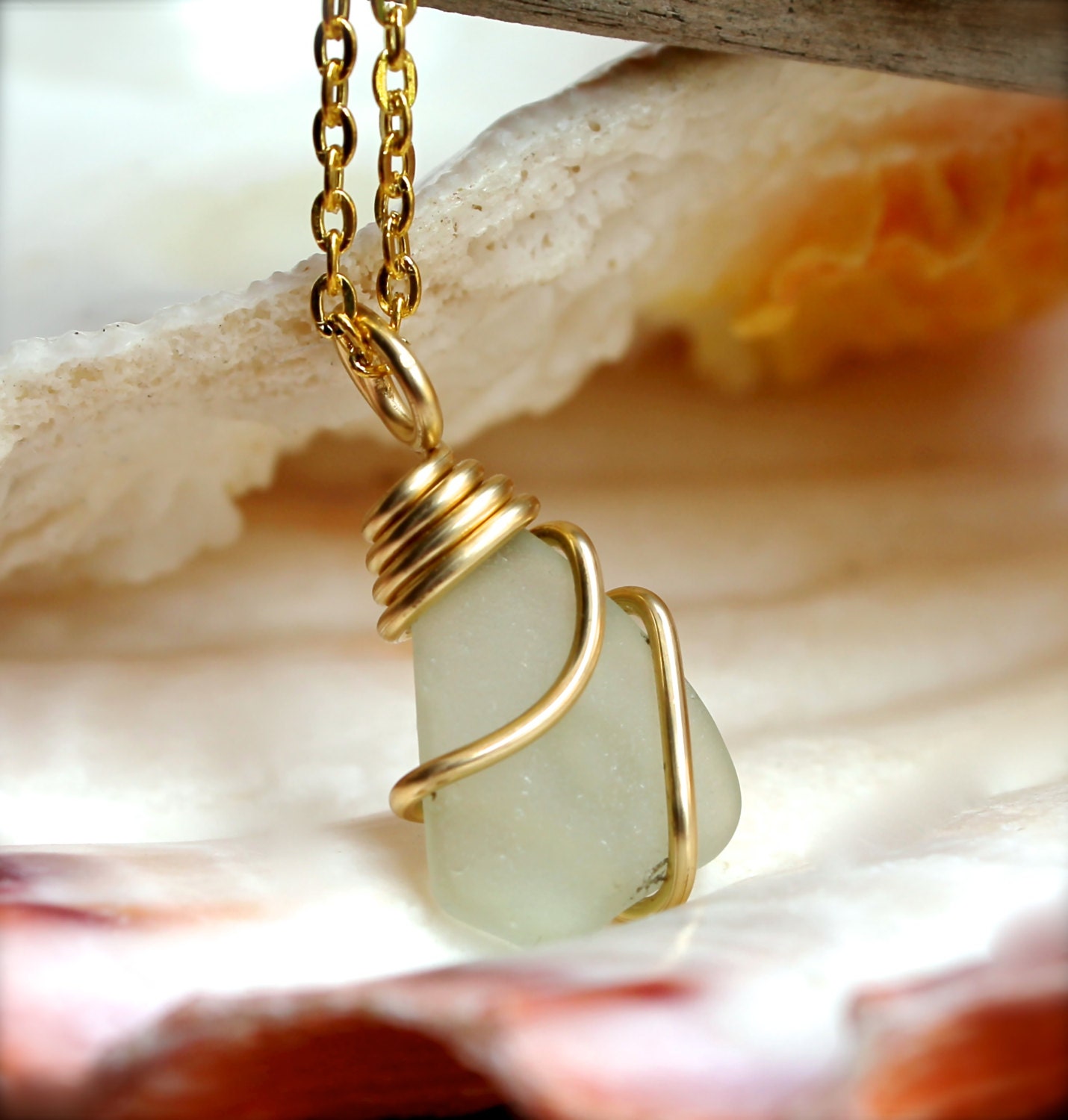 Sea Glass Jewelry made in Hawaii Hawaiian by MermaidTearsDesigns