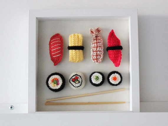 gifts crochet retirement New Set Retirement / Gift Home Wedding Birthday Sushi / Crochet /