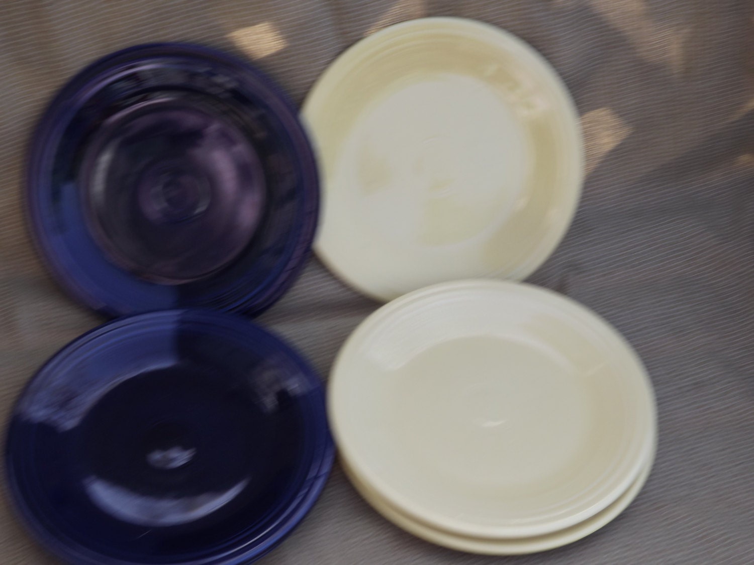 Vintage, Set of six Fiesta dinner plates Haute Juice