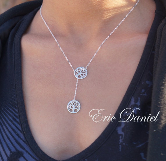 Download Tree of Life Lariat Necklace Available in Sterling Silver