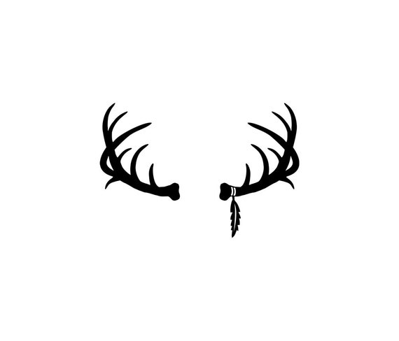 Items similar to Vector Deer Antler Clip Art - Deer Antler Illustration