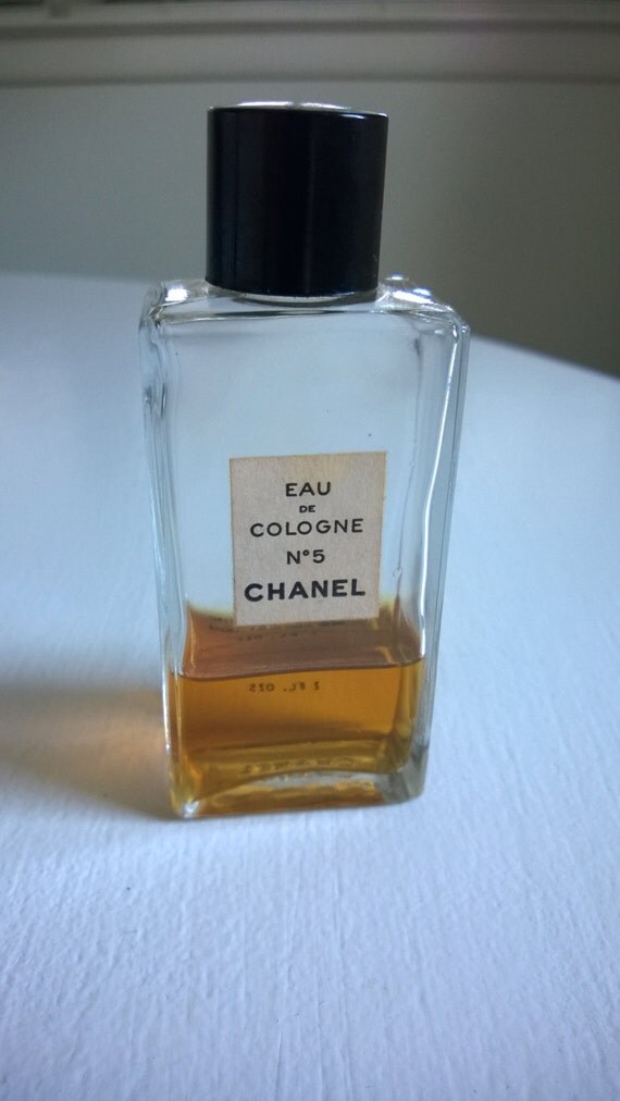 Retro Chanel No. 5 Perfume Bottle Vintage by CassandrasNotebook